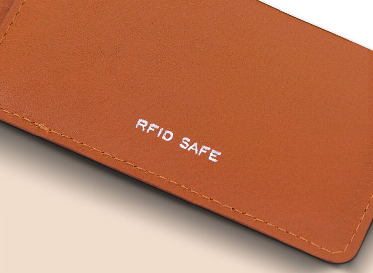 Berto Slim Wallet Brown RFID Safe