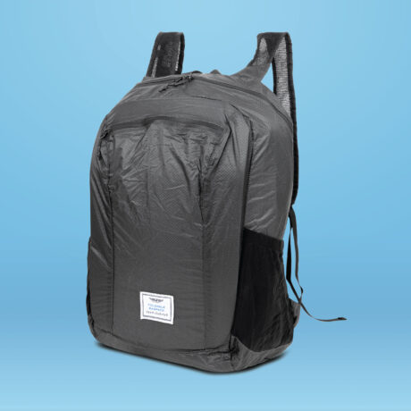 Essential Travel Packable Backpack Black scaled